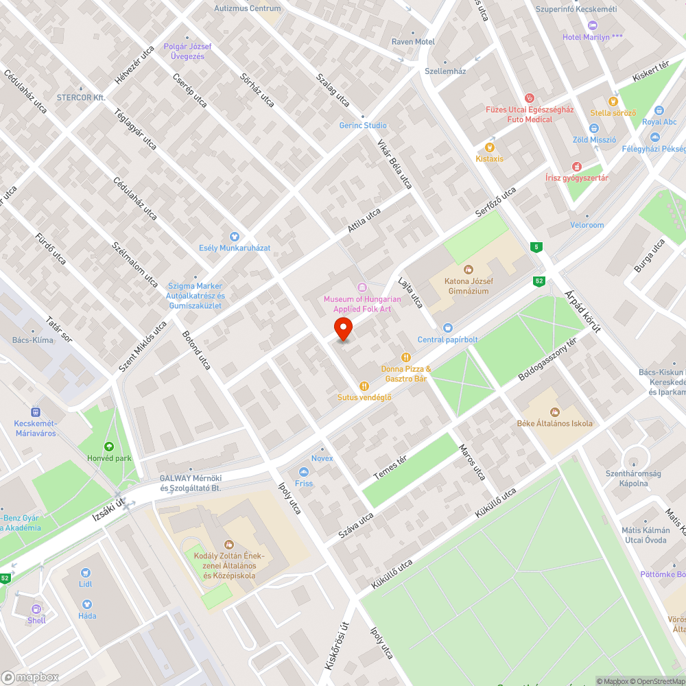 Illegális szemétlerakás a Serfőző utcában bejelentés helye