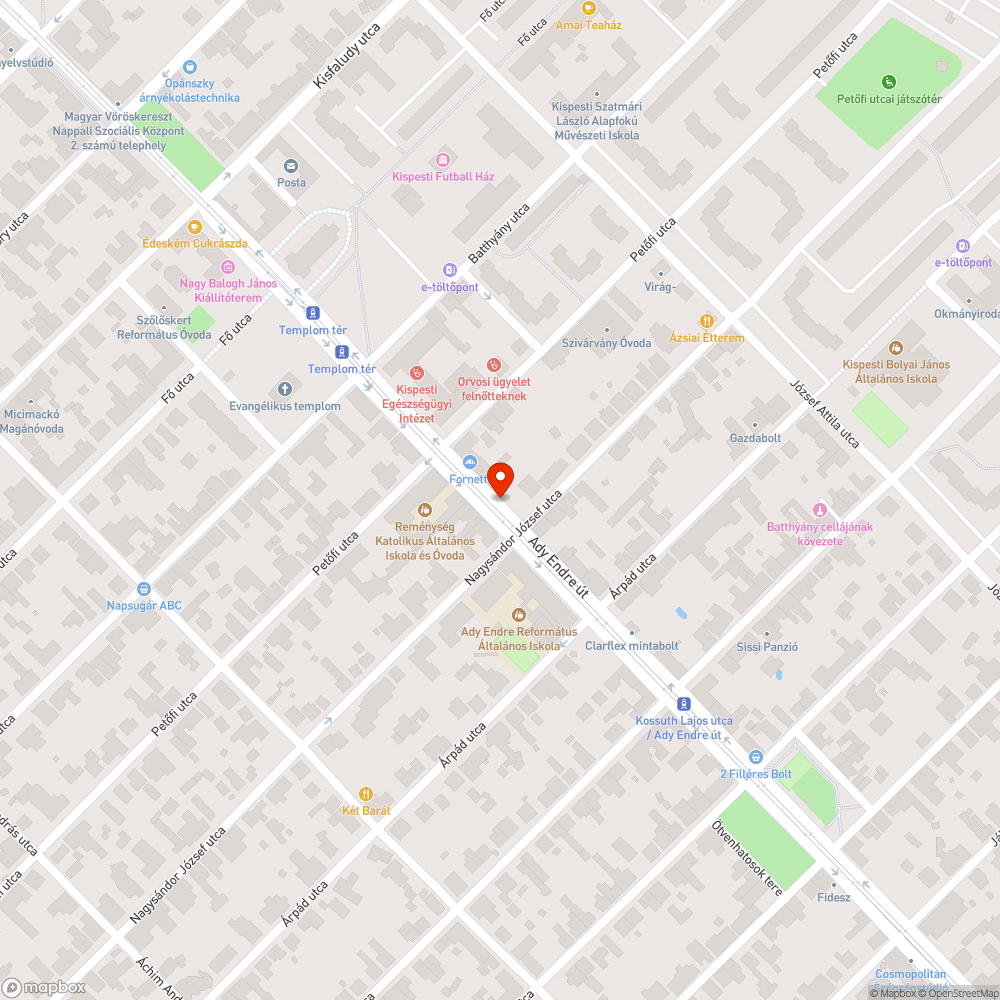 Otthagyott szemét bejelentés helye