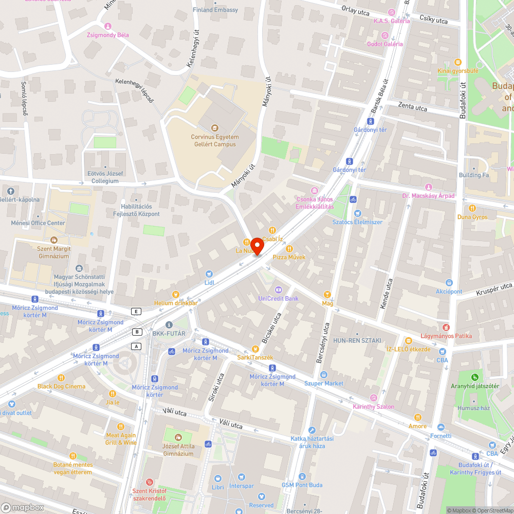 Bartók-Ménesi gyalogátkelő lámpa hibásan mutat bejelentés helye