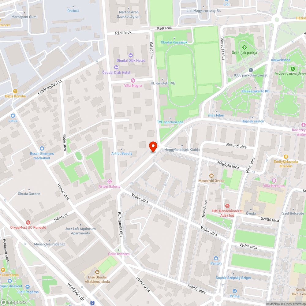 Útburkolati hibák, III. ker. Hévízi út 8b. bejelentés helye