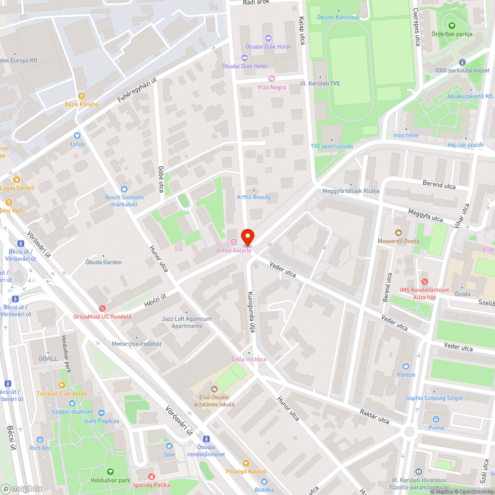 Útburkolati hibák, III. ker. Hévízi út - Kunigunda útja bejelentés helye