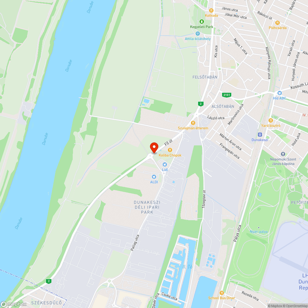 Fő úti dugó bejelentés helye