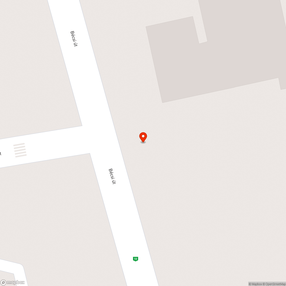 Veszélyes, lekopott sávjelző útburkolati festés, III. ker. Bécsi út bejelentés helye