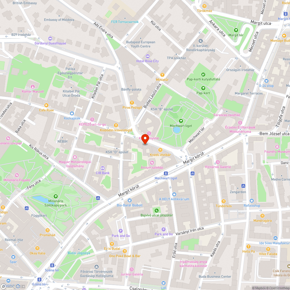 Úthiba a Keleti Károly utcában bejelentés helye