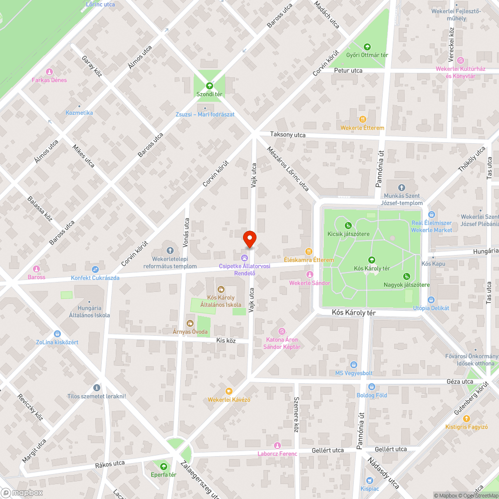 Roncsautó illetve teherutánfutó az utcán bejelentés helye