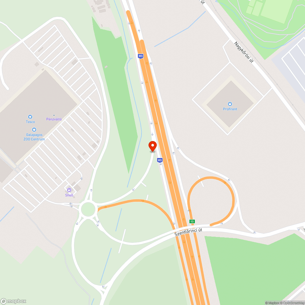 Tábla baki, M5 soroksári Tesco kihajtó bejelentés helye