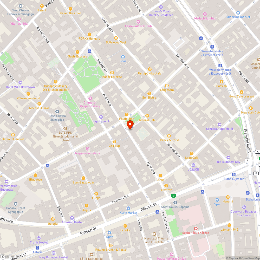 Autós forgalom elől nem elzárt bicikli és sétaút bejelentés helye