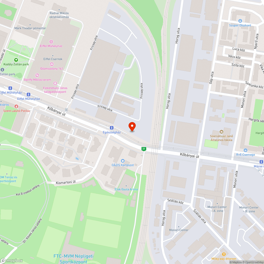 Elhanyagolt környezet, félredobott korlátok (Az egészségháznál) bejelentés helye