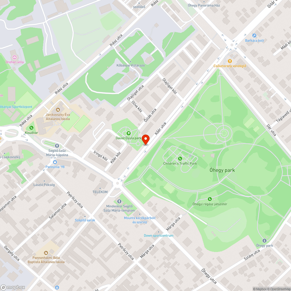 szemét és gaz gyűlik a parknál bejelentés helye