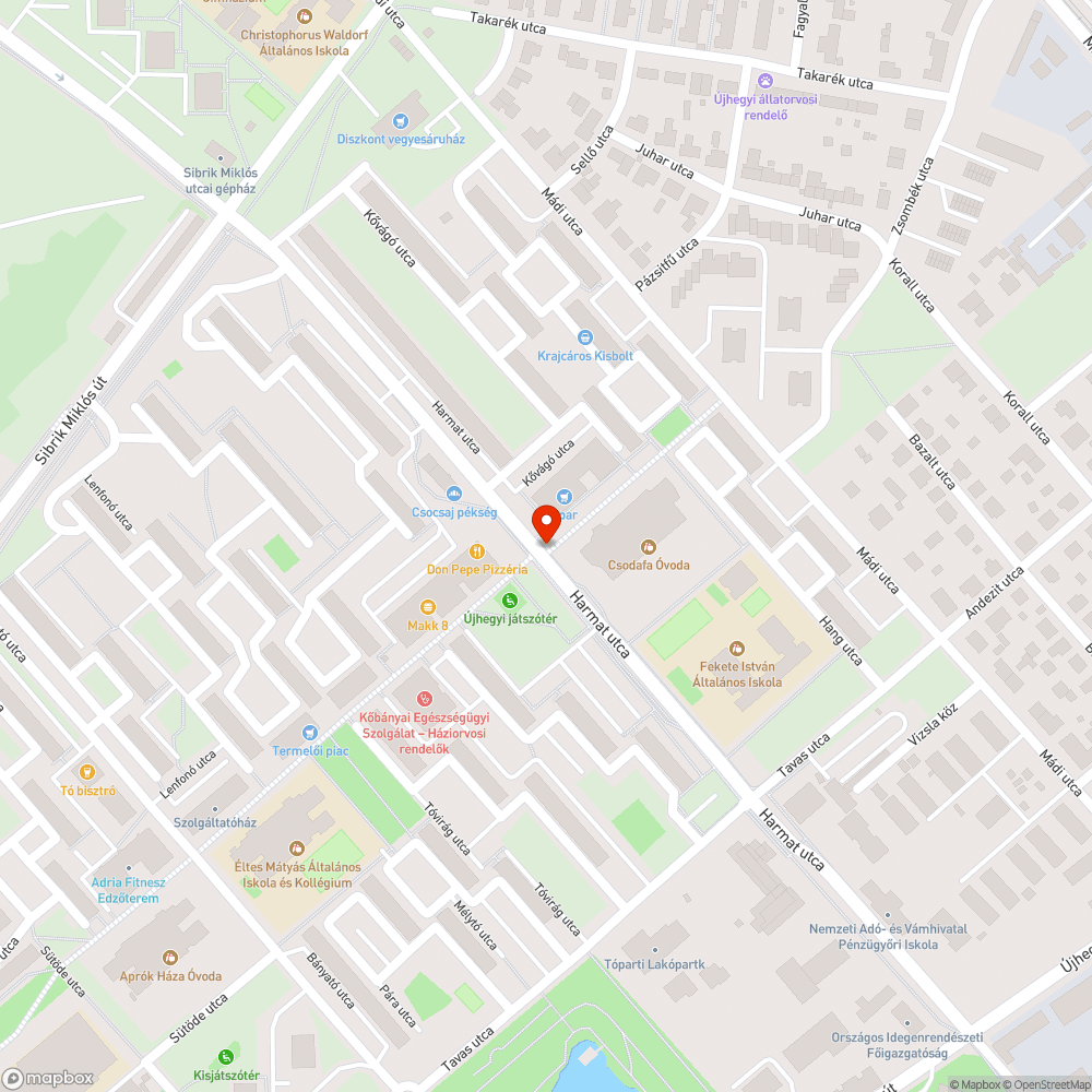 Megrongálódott növénysziget szegély az Újhegyi sétánynál. bejelentés helye