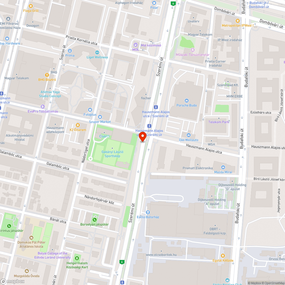 lezárt sáv bejelentés helye