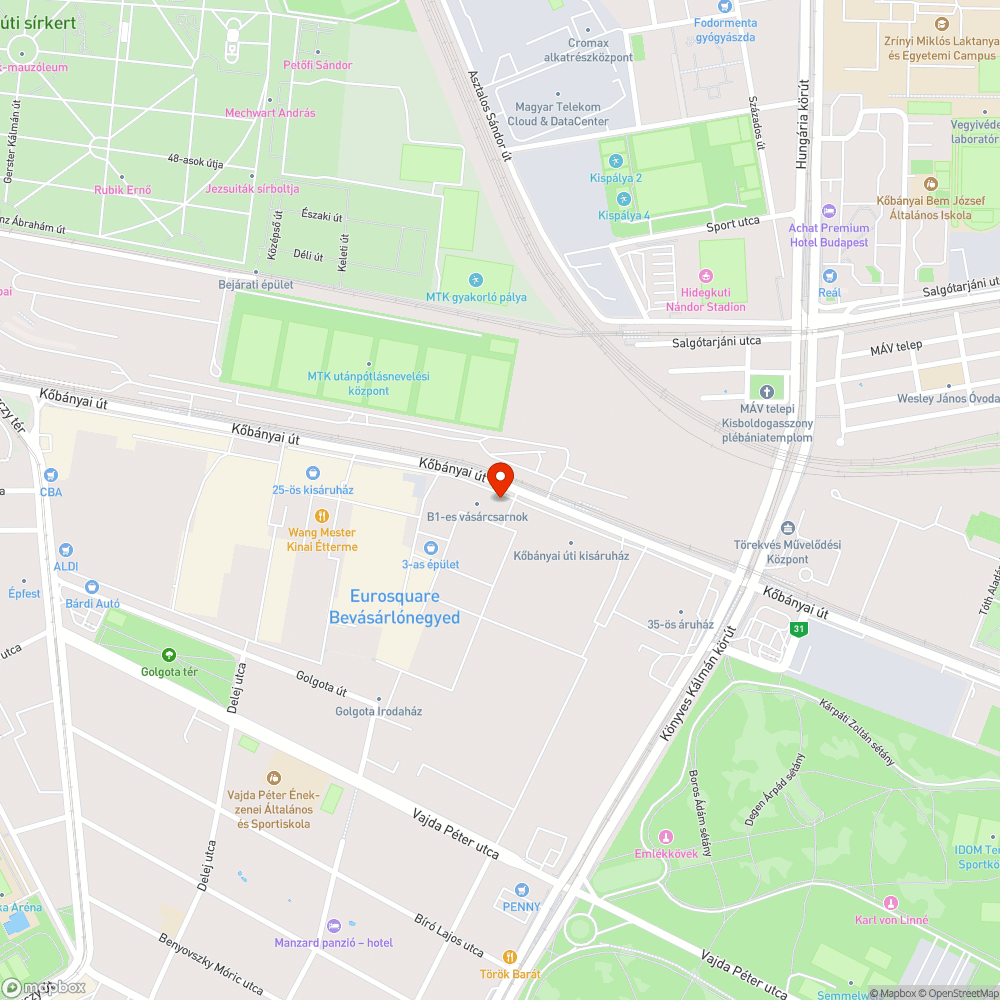 Kőbányai út balkáni állapota (2.rész) bejelentés helye