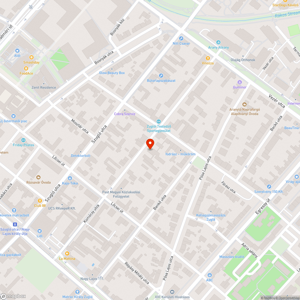 Katyú bejelentés helye