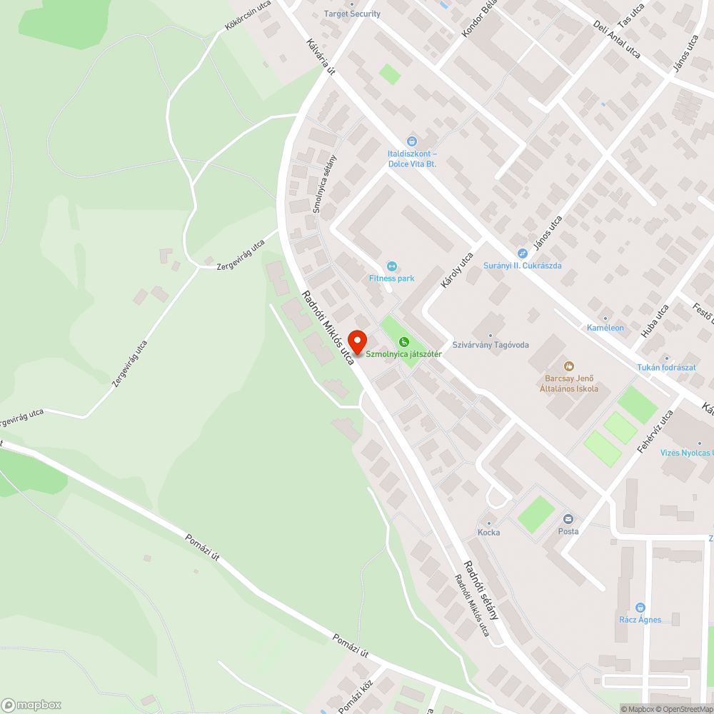 Kiégett közvilágítás bejelentés helye