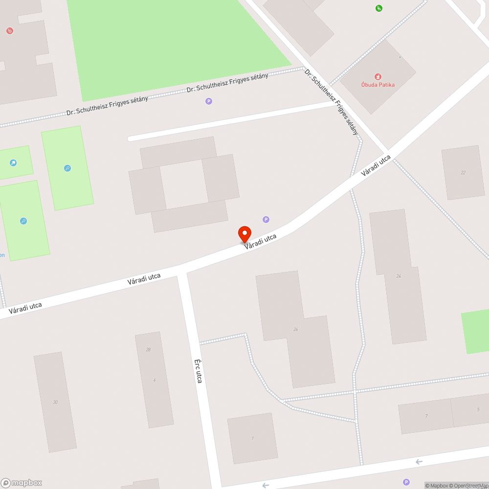 Jégpáncél a Váradi utcai járdán bejelentés helye