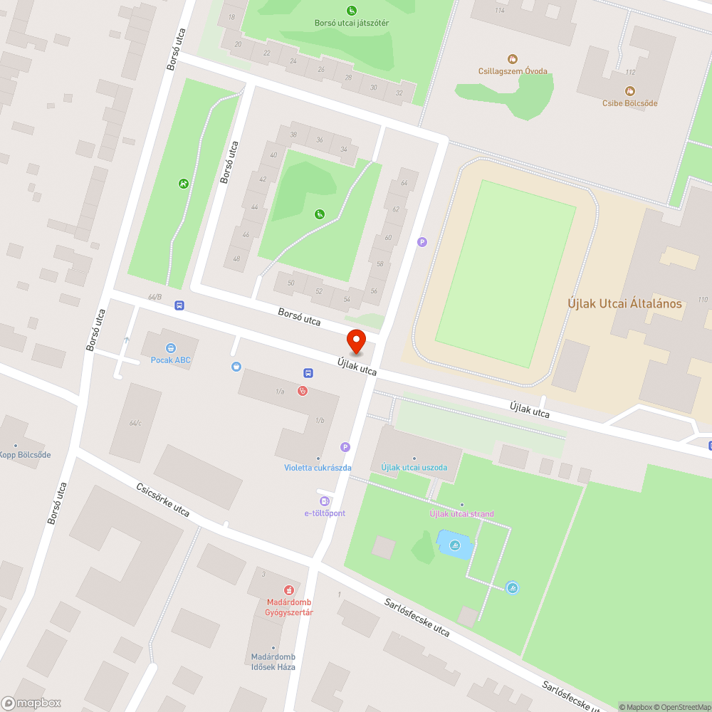 Jeges senki útjai... bejelentés helye