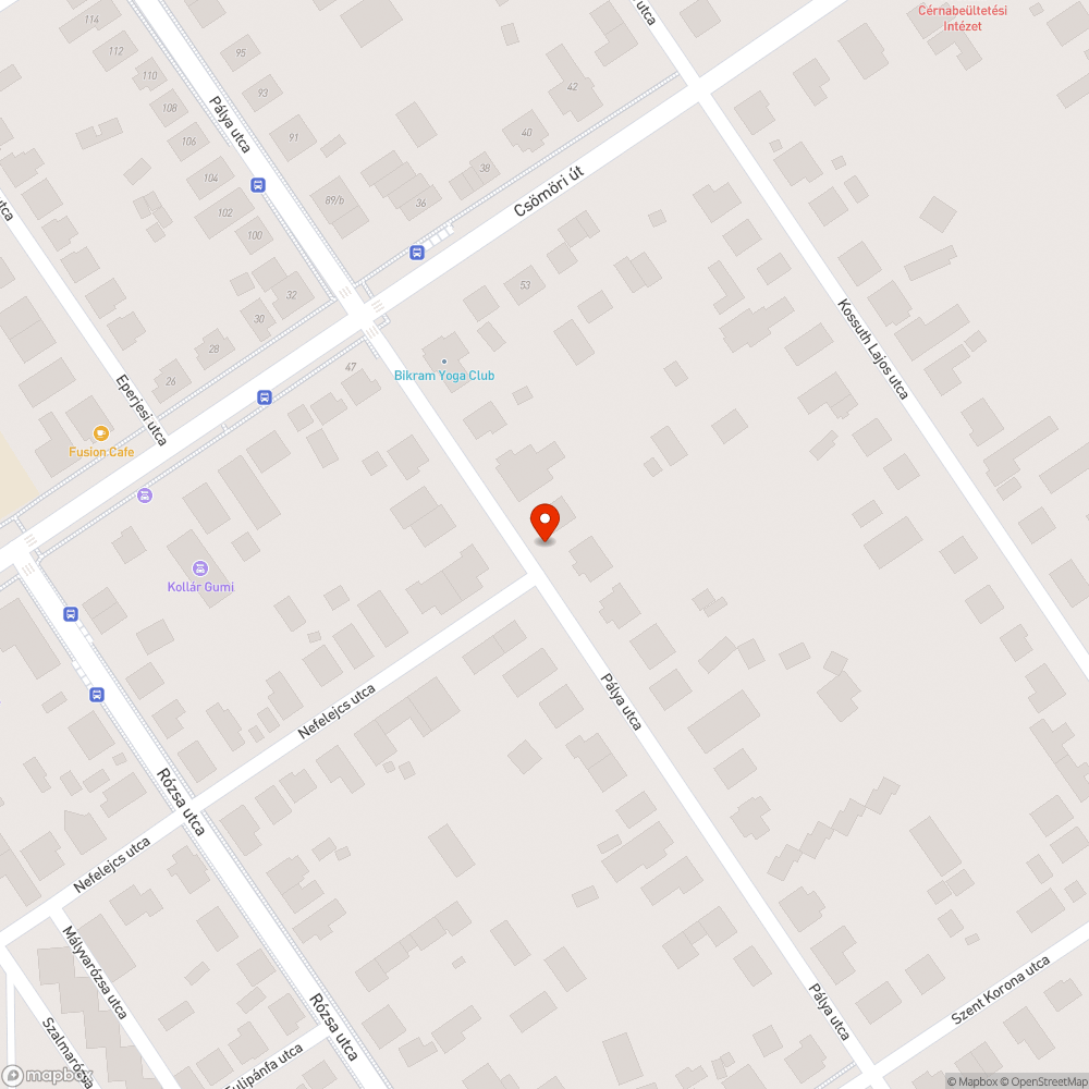 Hiányzó járda szakasz bejelentés helye