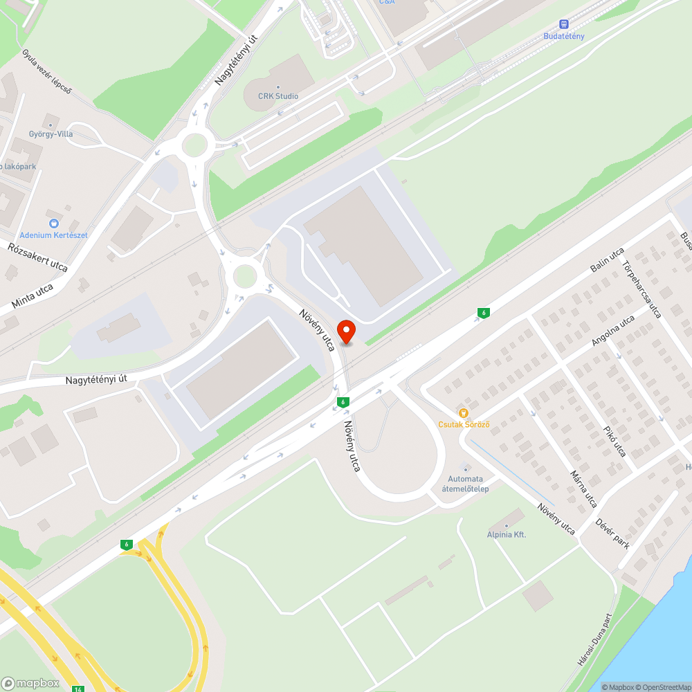 Nagytétényi ügyességi pályák bejelentés helye