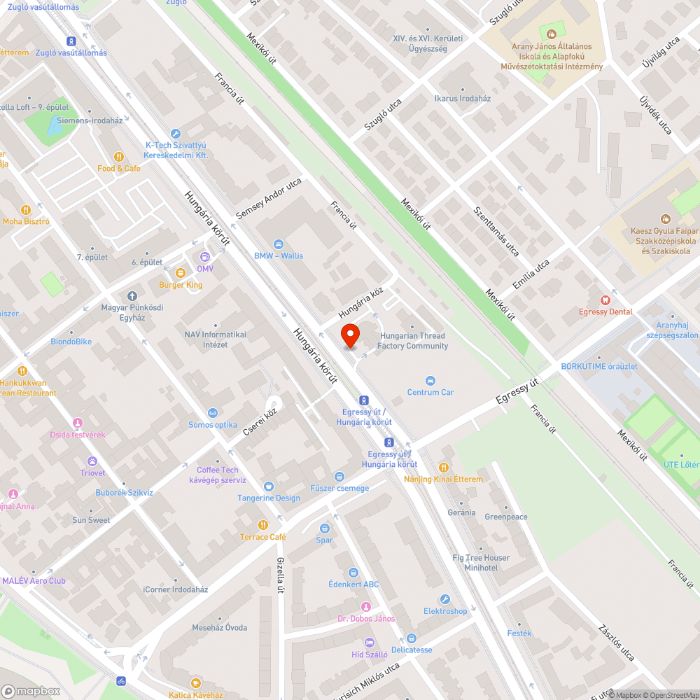 hungaria krt 83-85 alatti MOL benzinkut bejelentés helye