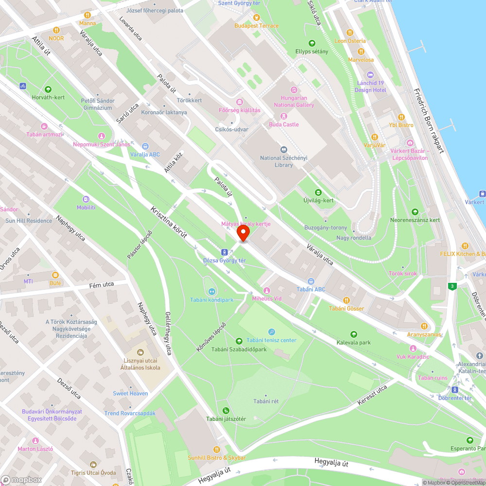 Jég Dupla, a Víz kiver! bejelentés helye