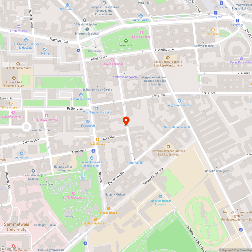 Matrac a járdán bejelentés helye