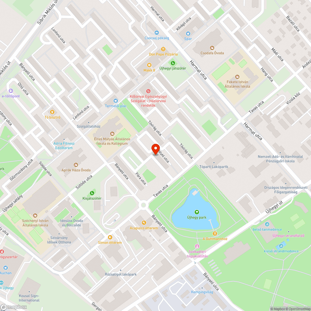 Autósok által végzett pusztítás bejelentés helye