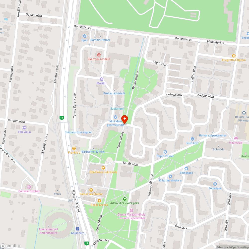 Tragikus állapotok a Rómain bejelentés helye