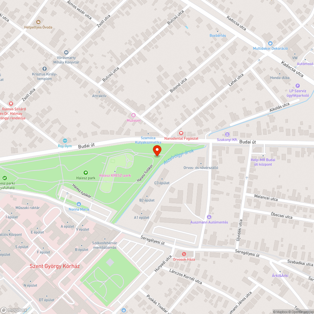 Jeges út bejelentés helye