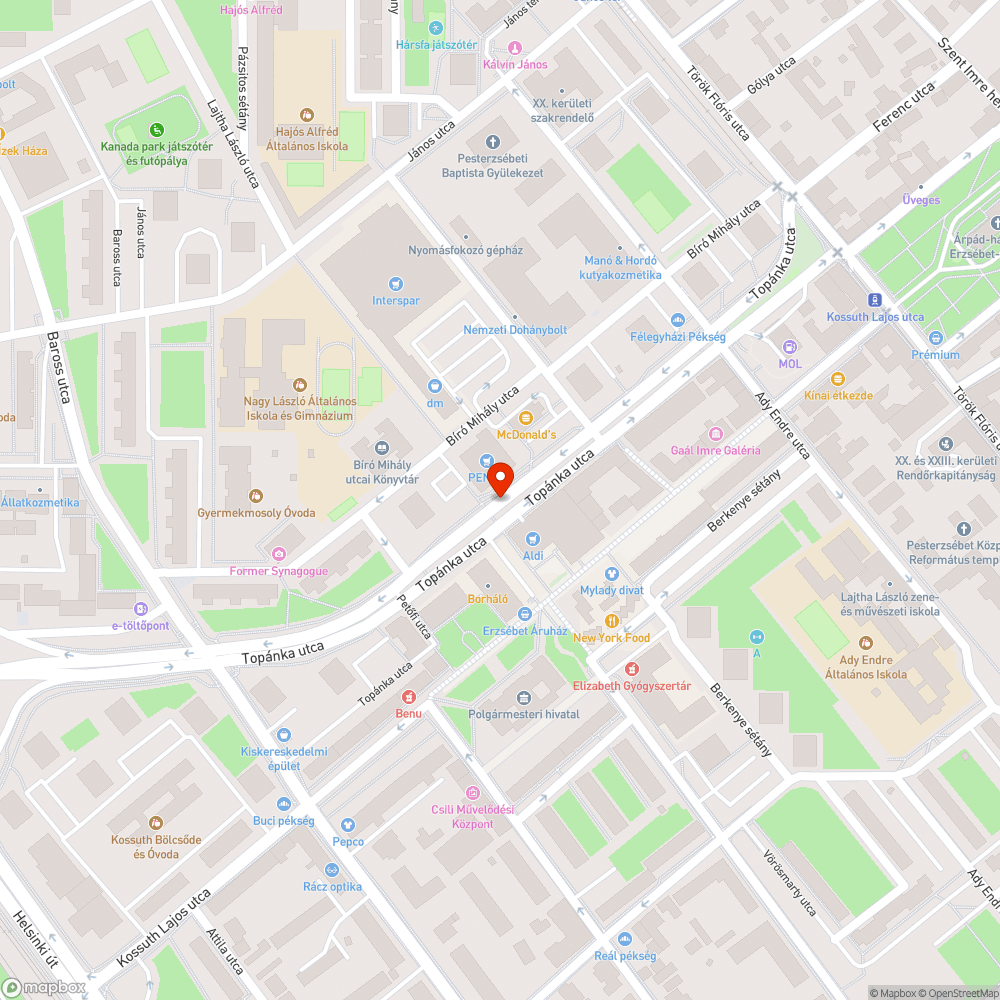 Felesleges buszmegálló bejelentés helye