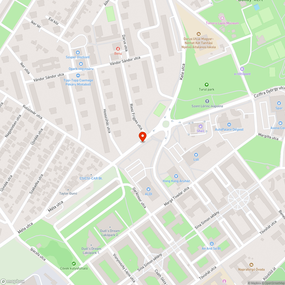 Rég megszűnt helyre irányító tábla bejelentés helye