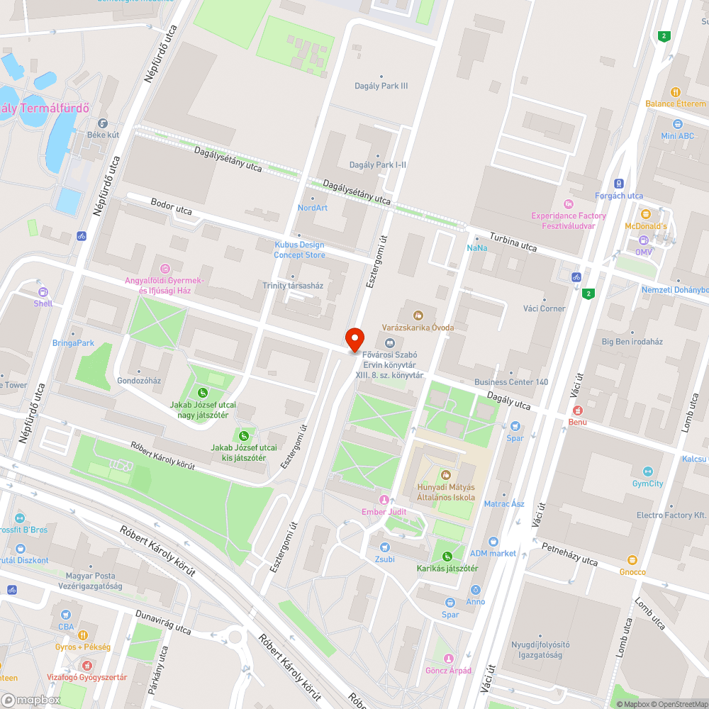 Megsüllyedt akna úton bejelentés helye