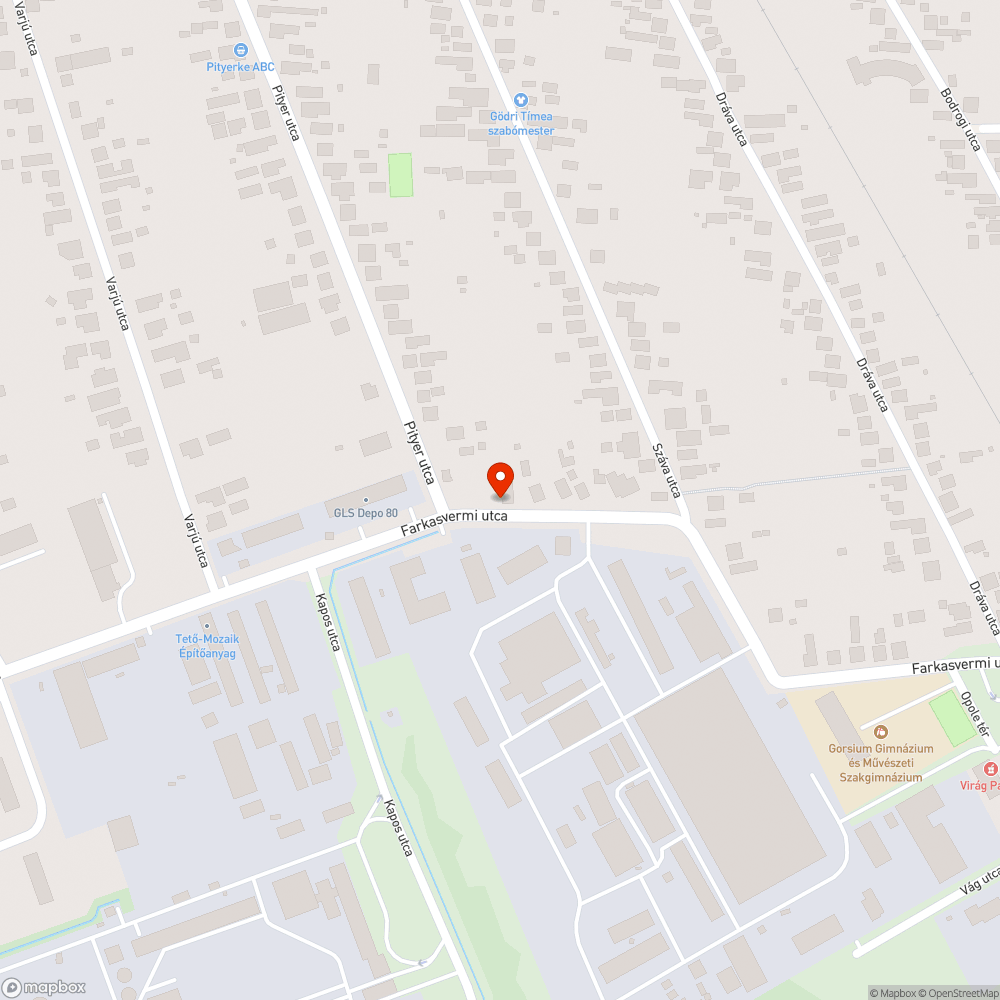 Veszélyes útszakasz jelzése, Farkasvermi út 79 bejelentés helye