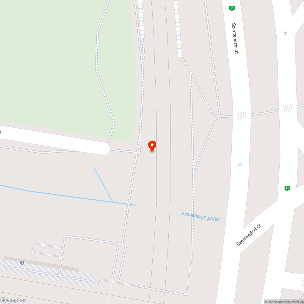 Tükörjég az aquincumi vasúti megálló körül bejelentés helye