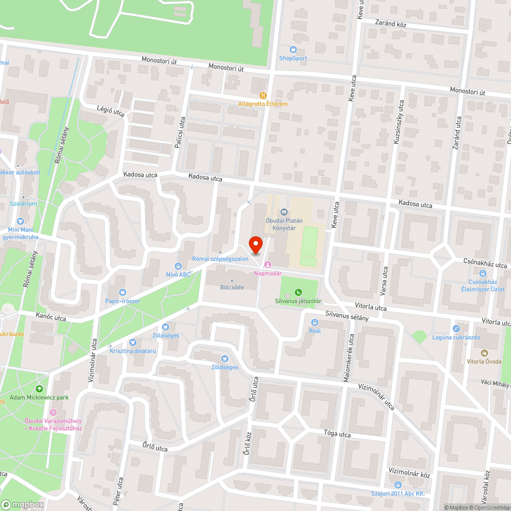 állandó AKADÁLY gyalogosok/gyerekesnek bejelentés helye