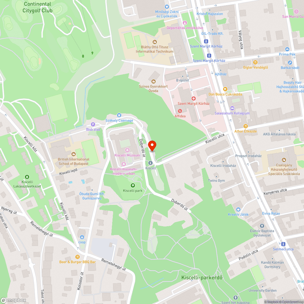 Tükörjég a Kiscelli utcai lépcsőn bejelentés helye