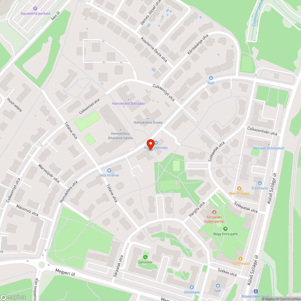 Tükörjég a bölcsőde/óvoda/iskola és az orvosi rendelő között bejelentés helye