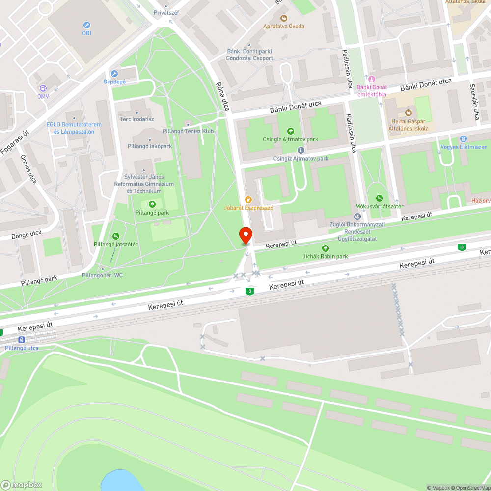 Otthagyott sitt a Róna utca 4. szám melletti transzformátorháznál. bejelentés helye