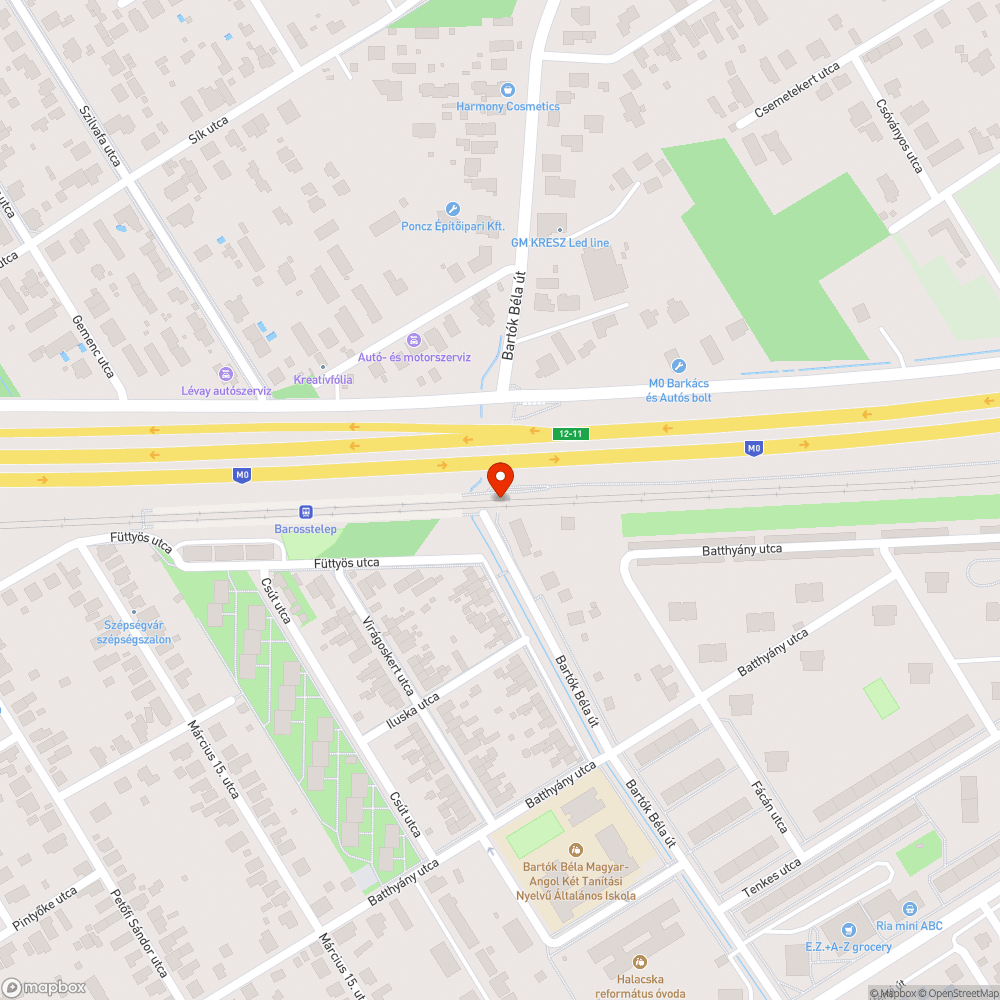 jeges rámpa bejelentés helye