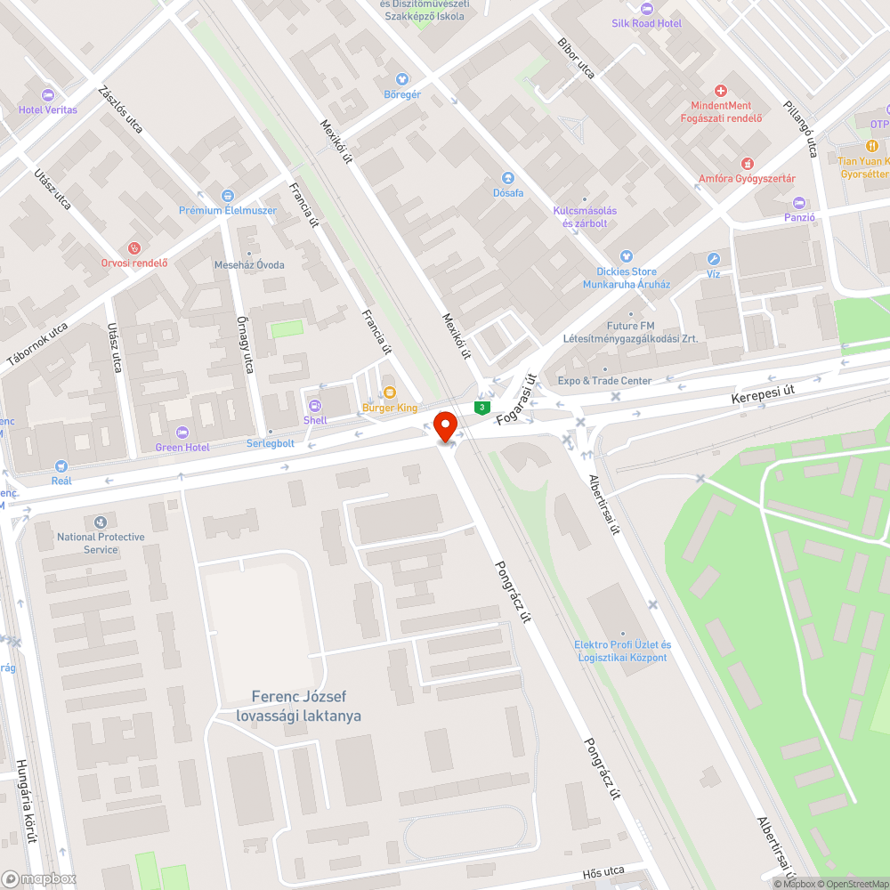 hiányzó fényterelő a gyalogos lámpánál bejelentés helye