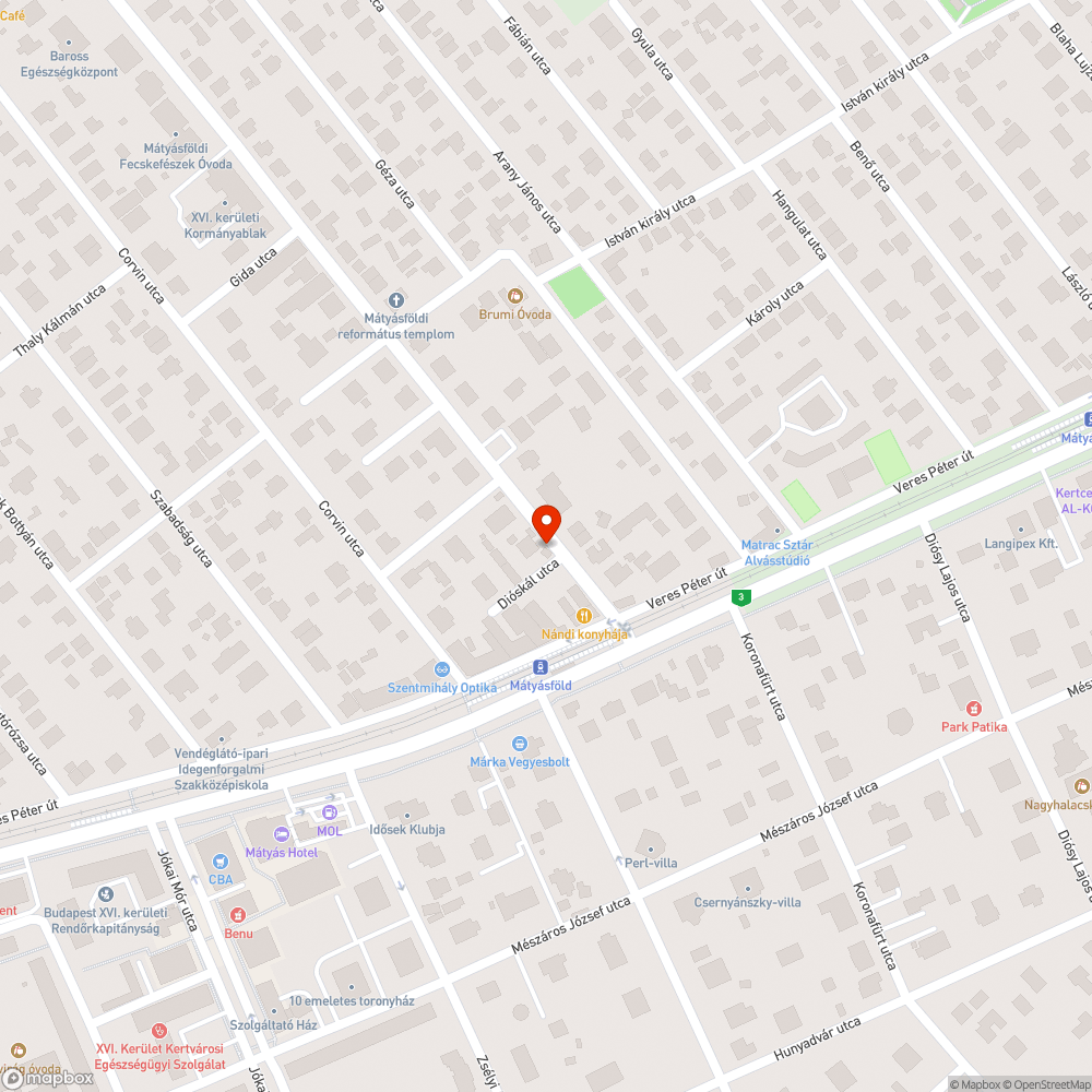 Jégkása és tükörjég bejelentés helye