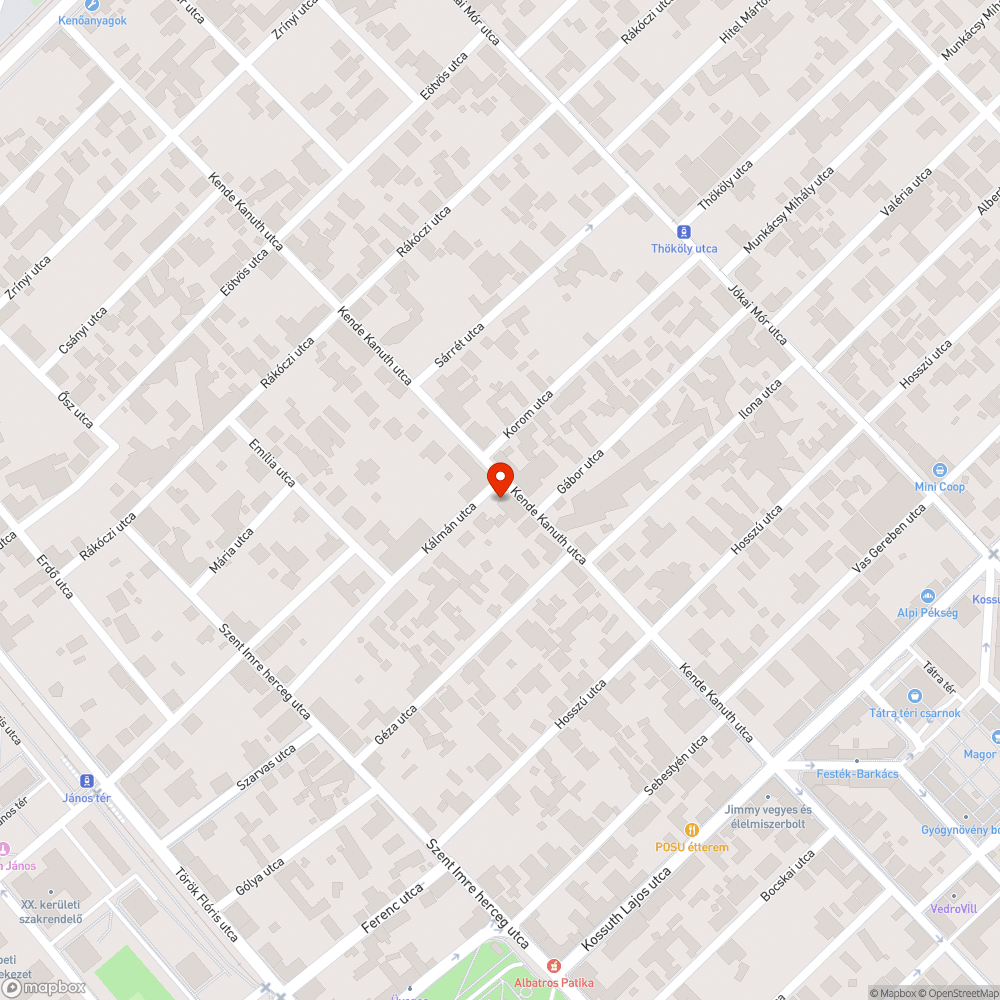 Potaláda bejelentés helye