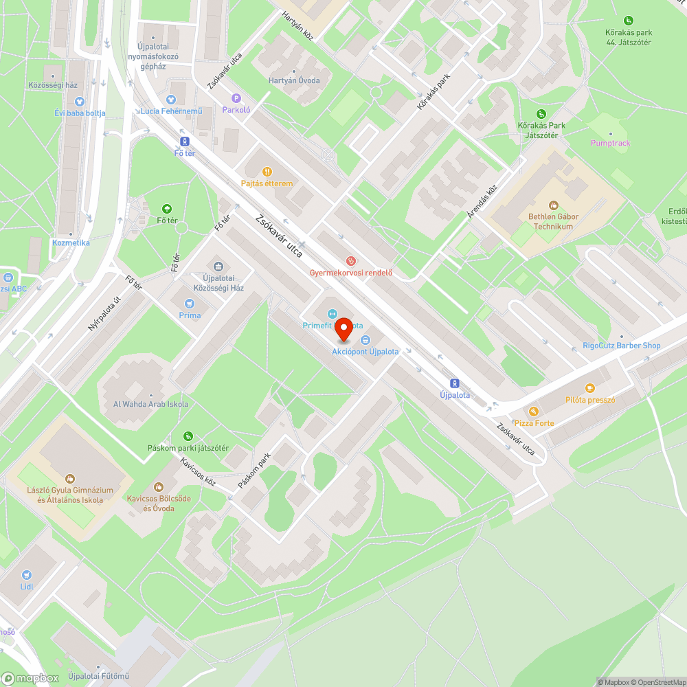 szemét a járdán, Zsókavár utca 35 előtti átjáróban, dm és gyógyszertár között bejelentés helye