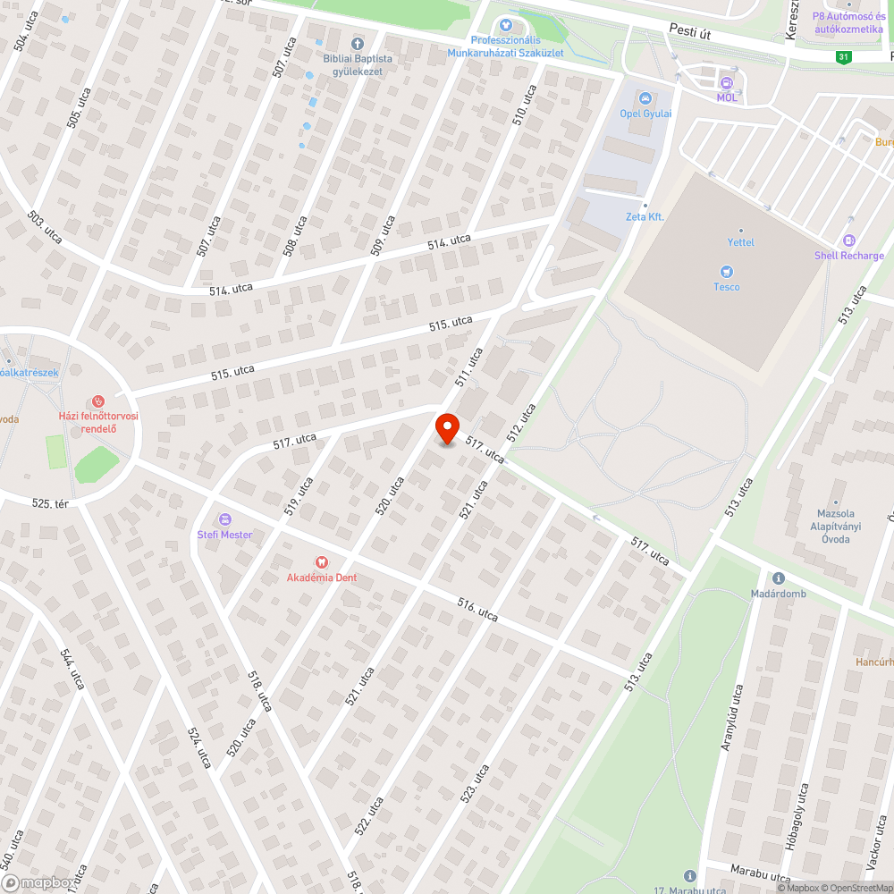 Nem is kátyú már, hanem gödör... bejelentés helye