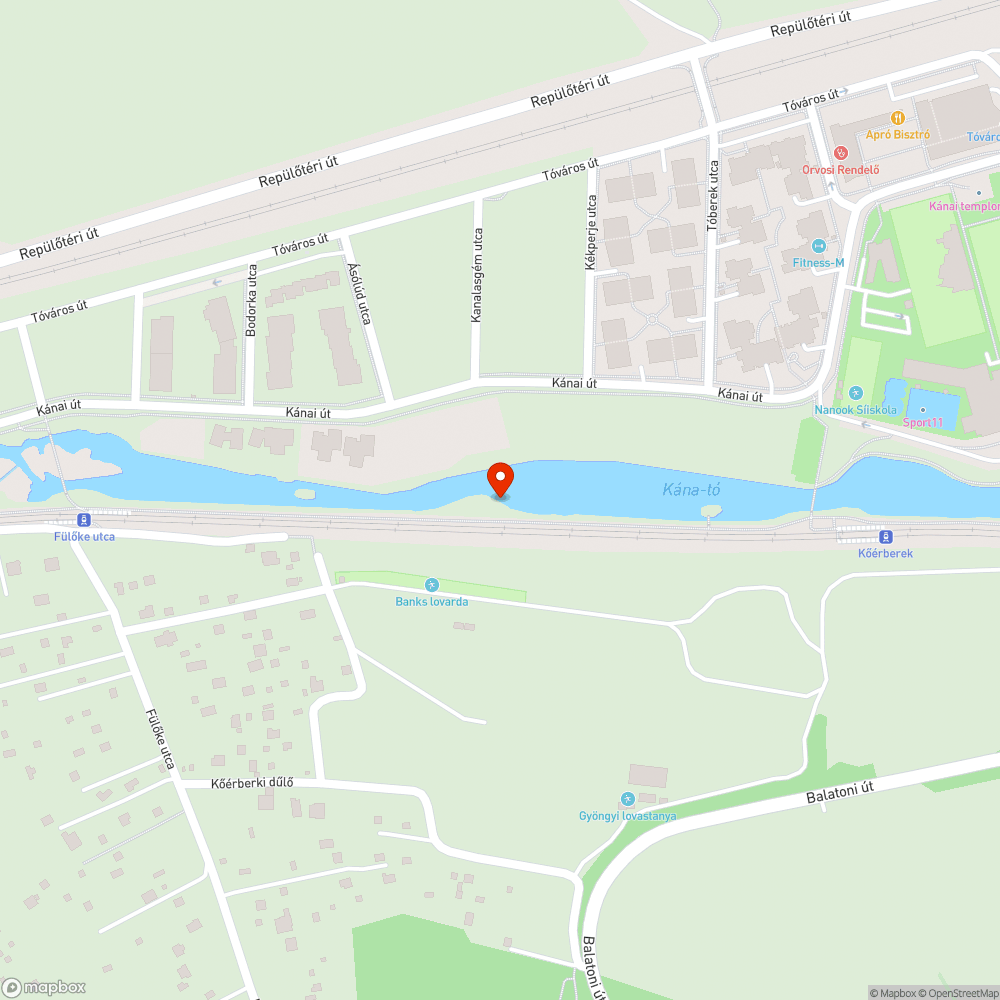 Kőérberki tó középső (nagy vízesés) körüli szakasza bejelentés helye