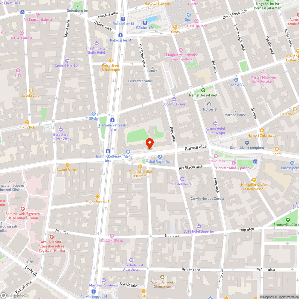 Otthagyott forgalomtechnikai oszlop és tartozéka a Baross utcában. bejelentés helye