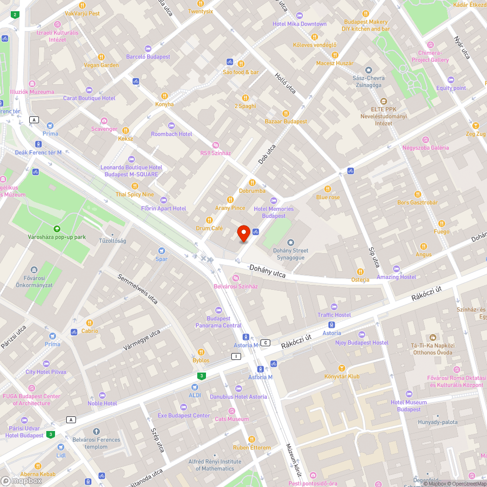 Otthagyott forgalomtechnikai kellékek Wesselényi utca 2-4 szám mellett. bejelentés helye