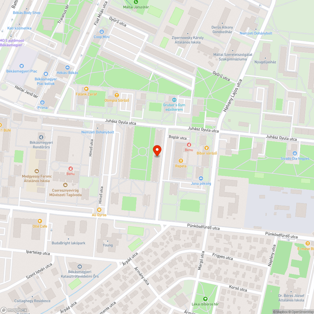 Elhagyott  külföldi jármű a parkolóban bejelentés helye