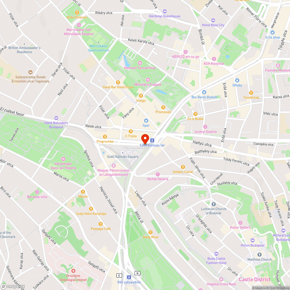 Térdig érő latyak a Széll Kálmánon bejelentés helye