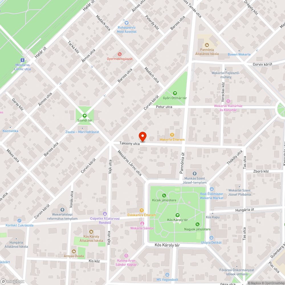 Beszakadás előtt álló aknafedél bejelentés helye