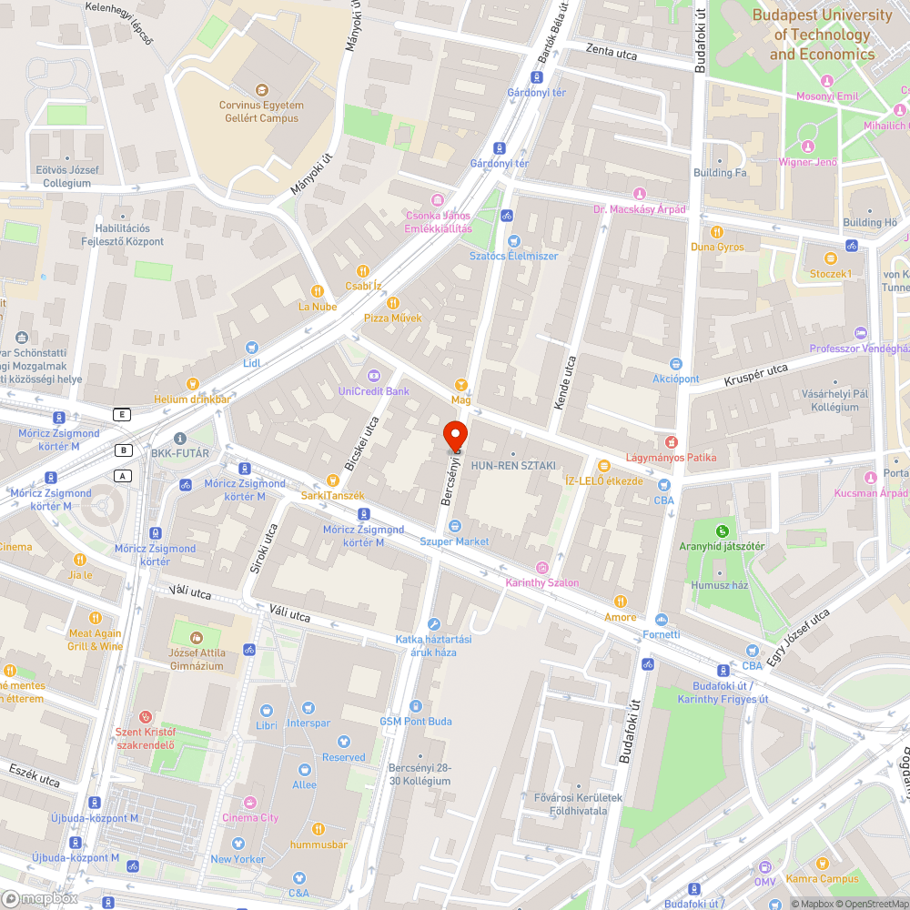 Alámosott úttest bejelentés helye